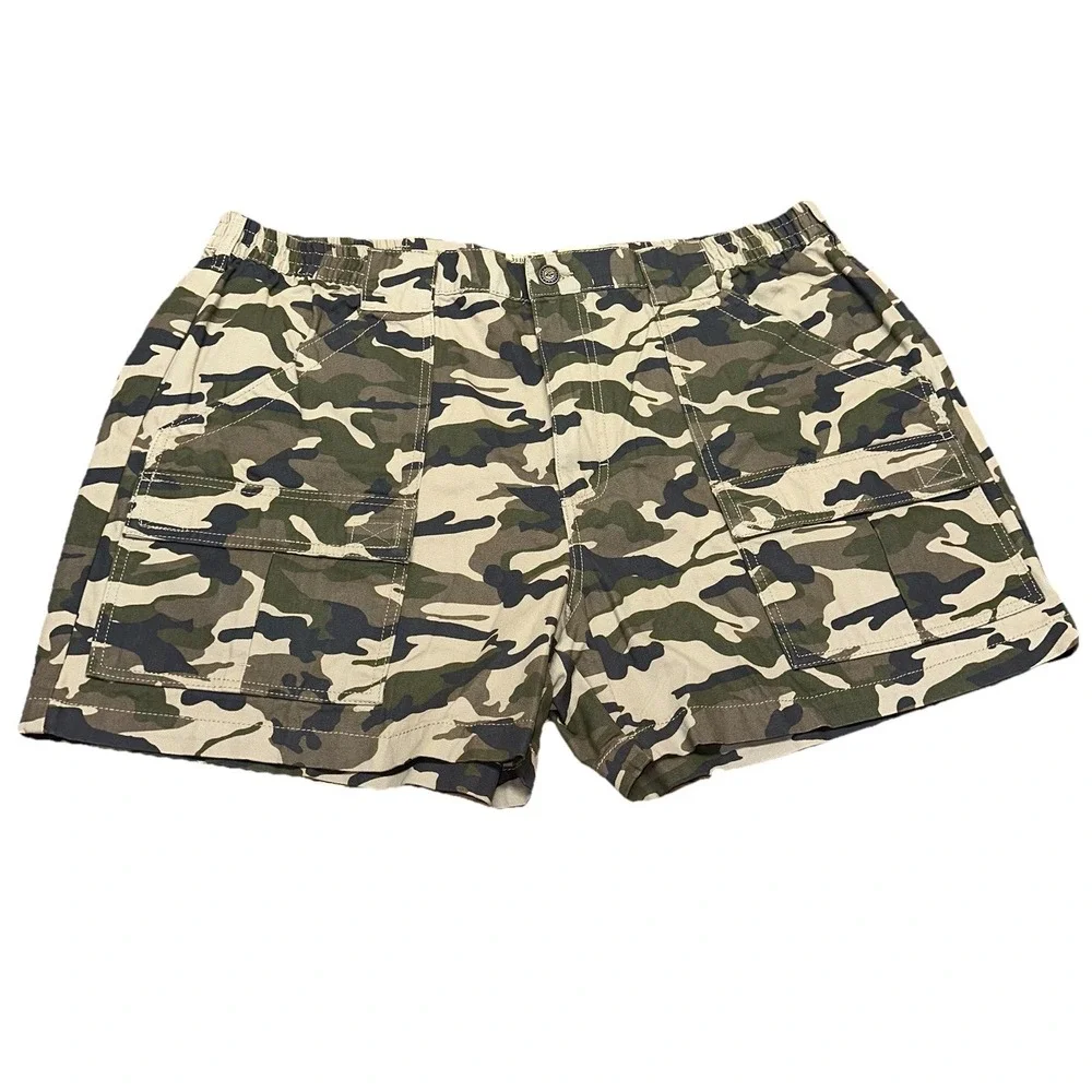 Red Head Beachcomber Camo Cargo Cotton Shorts 6 Pockets Hiking Gorpcore‎ Mens 44